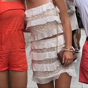 White Two piece set